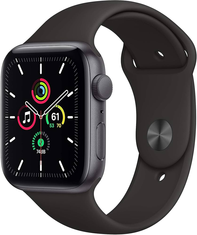 Apple Watch SE (GPS, 40mm) - Space Gray Aluminum Case with Black Sport Band (Renewed) | Amazon (US)