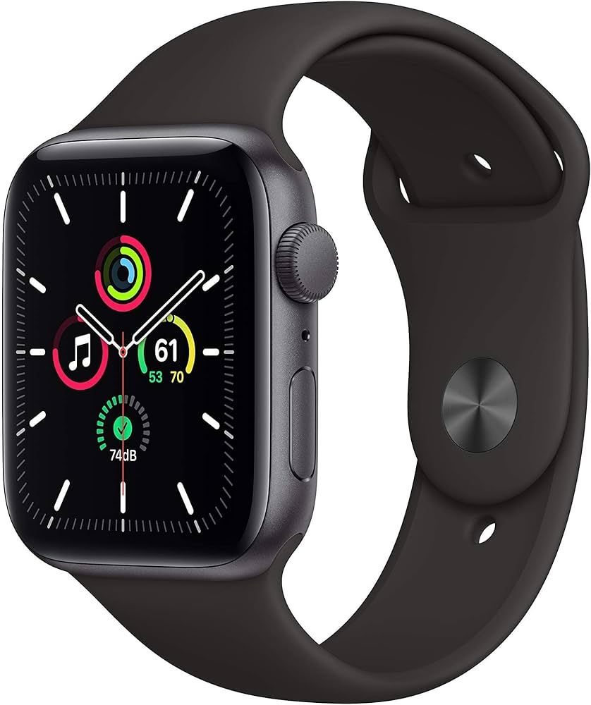 Apple Watch SE (GPS, 40mm) - Space Gray Aluminum Case with Black Sport Band (Renewed) | Amazon (US)