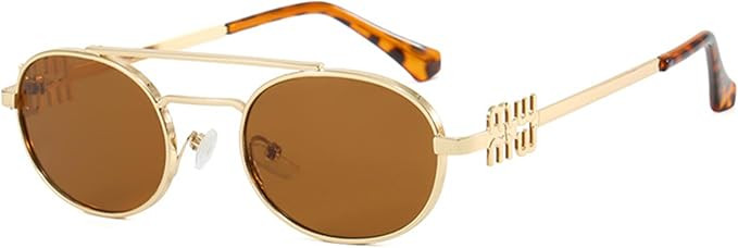 Personalized Oval Metal Sunglasses: Fashion Accessories for Photography, Beach, Travel & More - U... | Amazon (US)