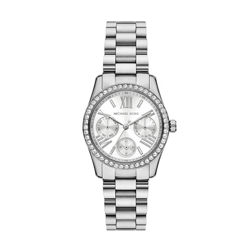 Michael Kors Women's Watch, Lexington Multifunction Stainless Steel Watch for Women | Amazon (US)