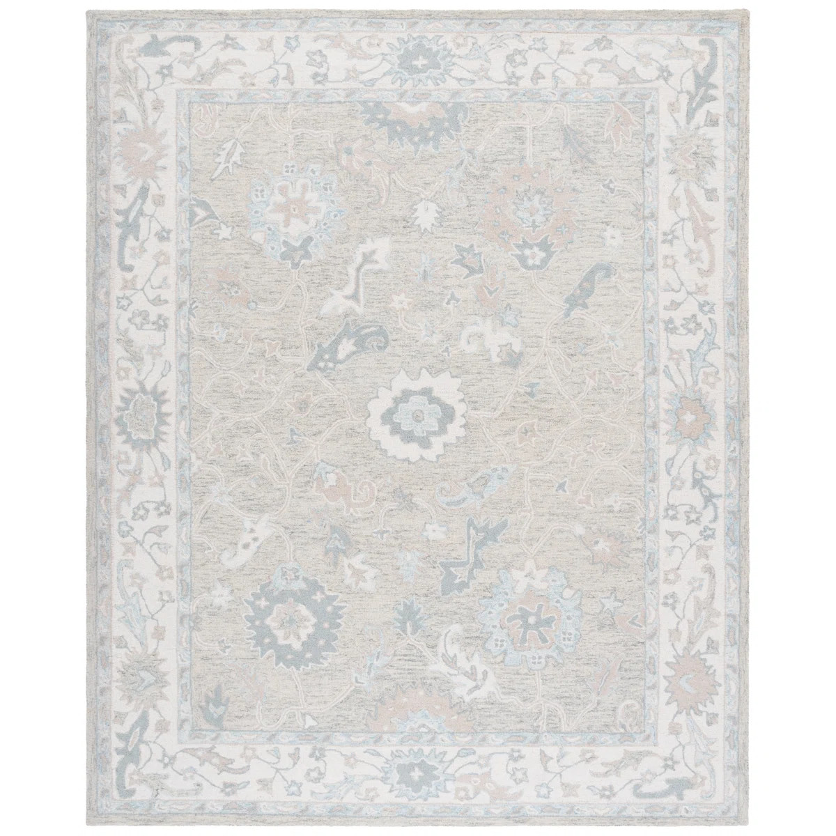 Ebony Hand Tufted Wool Pile Oriental Rug | Wayfair North America