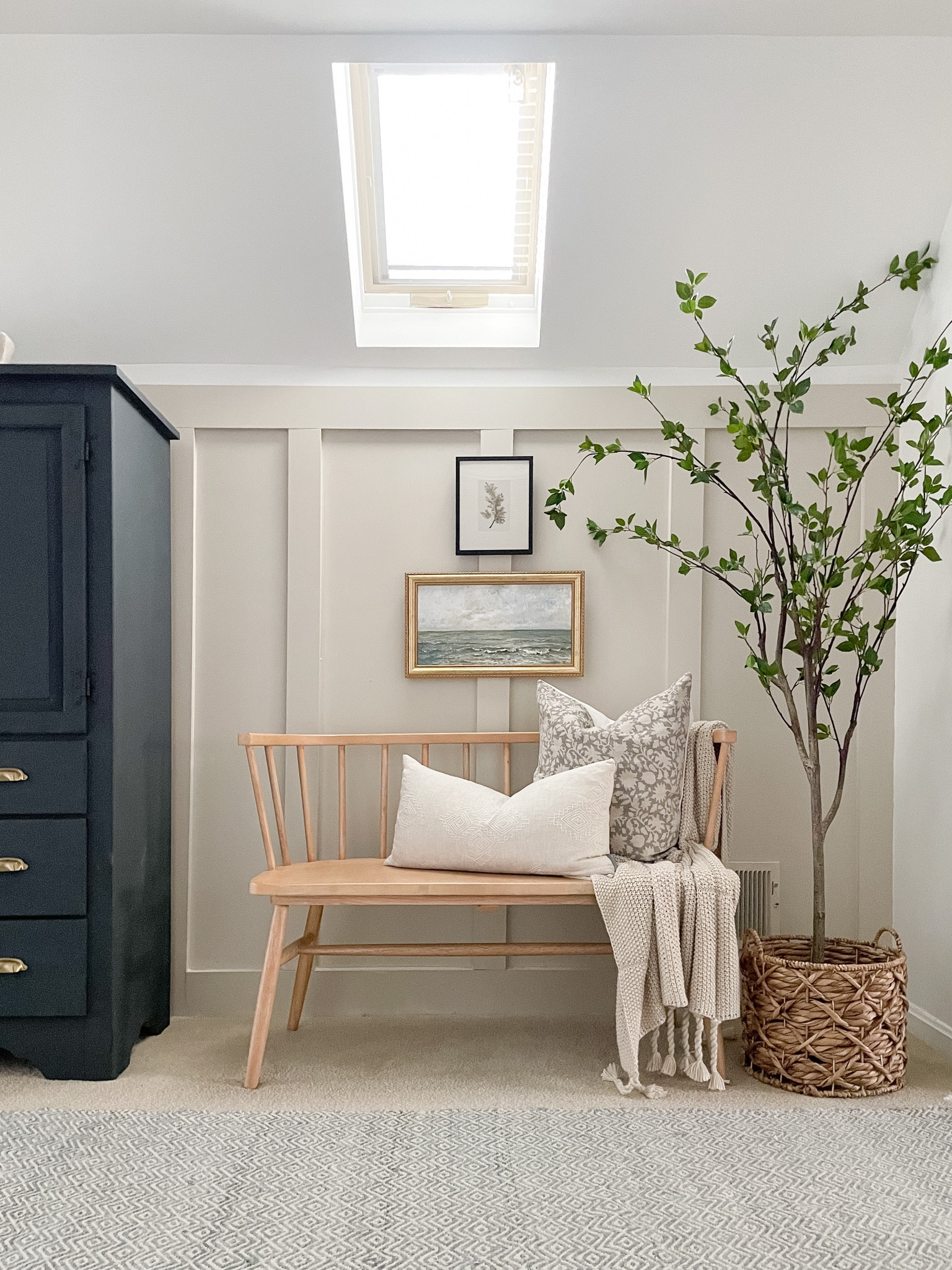 Shaker Dining Bench with Curved … curated on LTK