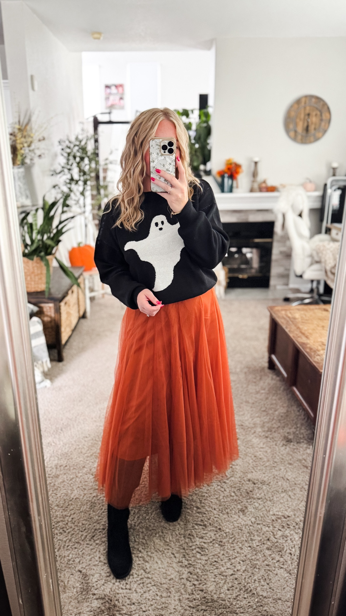 Halloween ghost sweater with an orange tulle skirt, and black knee high boots. Everything fits tts






Amazon outfits, fall outfit inspo, outfit ideas, casual outfits amazon, amazon outfits every day, outfit ideas 2026, fall outfits, fall outfits Amazon, midsize fall outfit inspo, petite outfits for fall, Amazon fall fashion, casual fall style, trending fall fashion, September outfit ideas, teacher outfit, fall workwear, fun Halloween outfit, black sweater, Halloween teacher outfit

#LTKootd #LTKSeasonal #LTKWorkwear