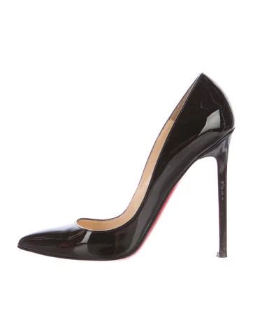 Christian Louboutin Patent Leather Pigalle Pumps | The Real Real, Inc.