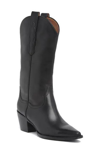Jeffrey Campbell Floured Western Boot in Black at Nordstrom Rack, Size 7.5 | Nordstrom Rack