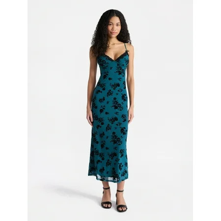 No Boundaries Junior s Triangle Top Maxi Dress Sizes XS-XXL | Walmart (US)