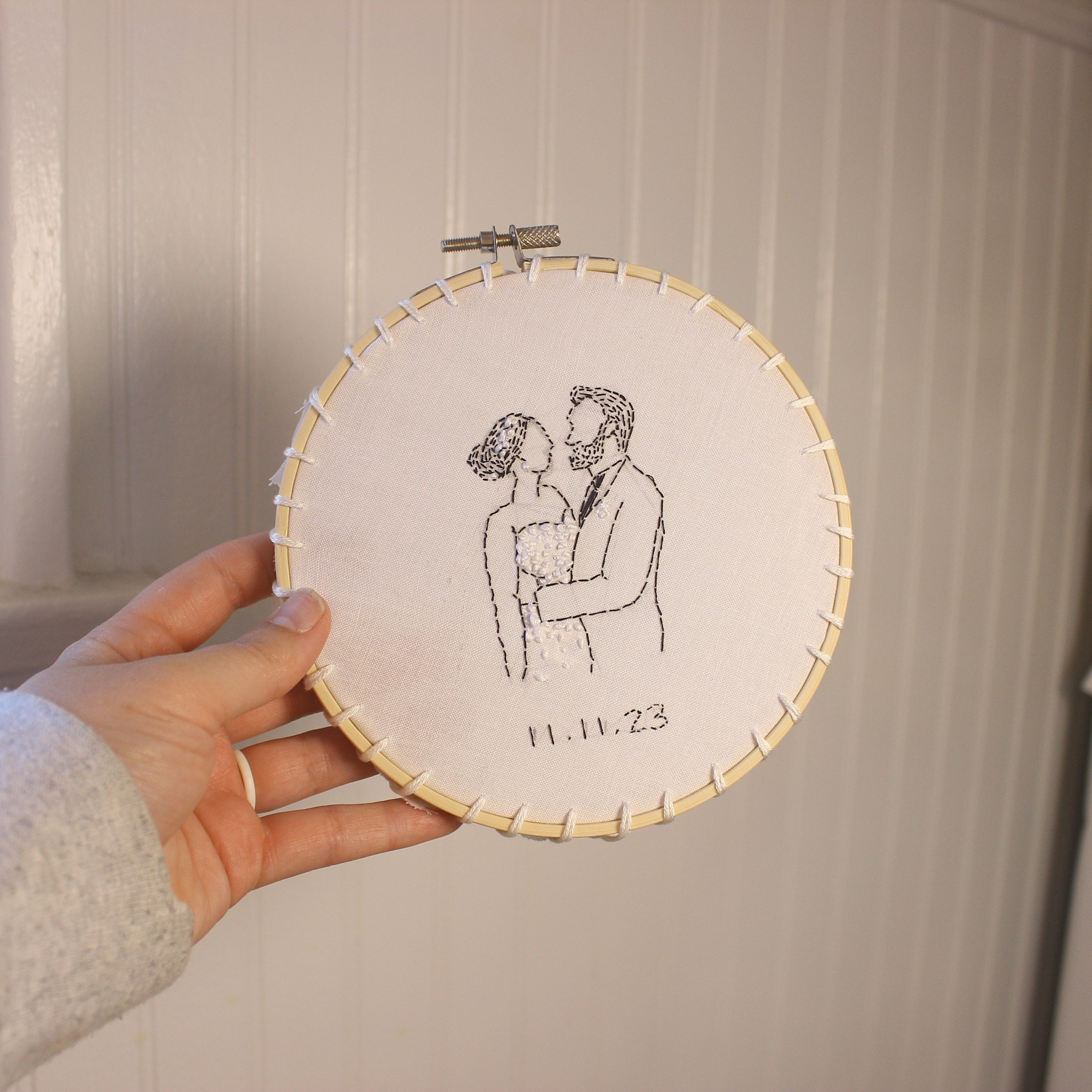 Last minute gift idea under $5 - embroidery hoop portrait. Check out my YouTube channel to see how I did it! 🤍 

#LTKHoliday #LTKfindsunder50 #LTKGiftGuide