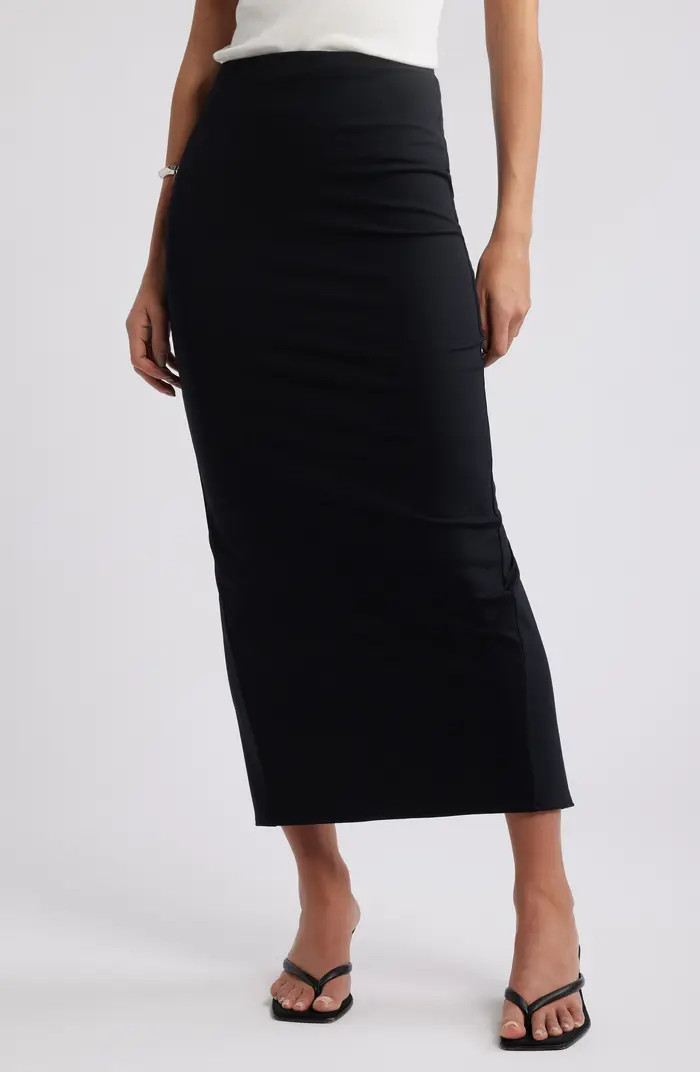 Open Edit Smooth Edit Maxi Skirt | Nordstromrack | Nordstrom Rack
