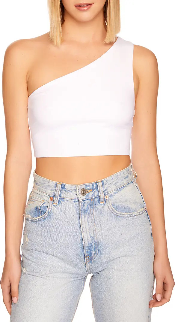 One-Shoulder Crop Top | Nordstrom