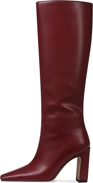 Lovee Cosee Knee High Boots for Women Square Toe Chunky Heeled Boots with Side Zipper Fashion Dre... | Amazon (US)