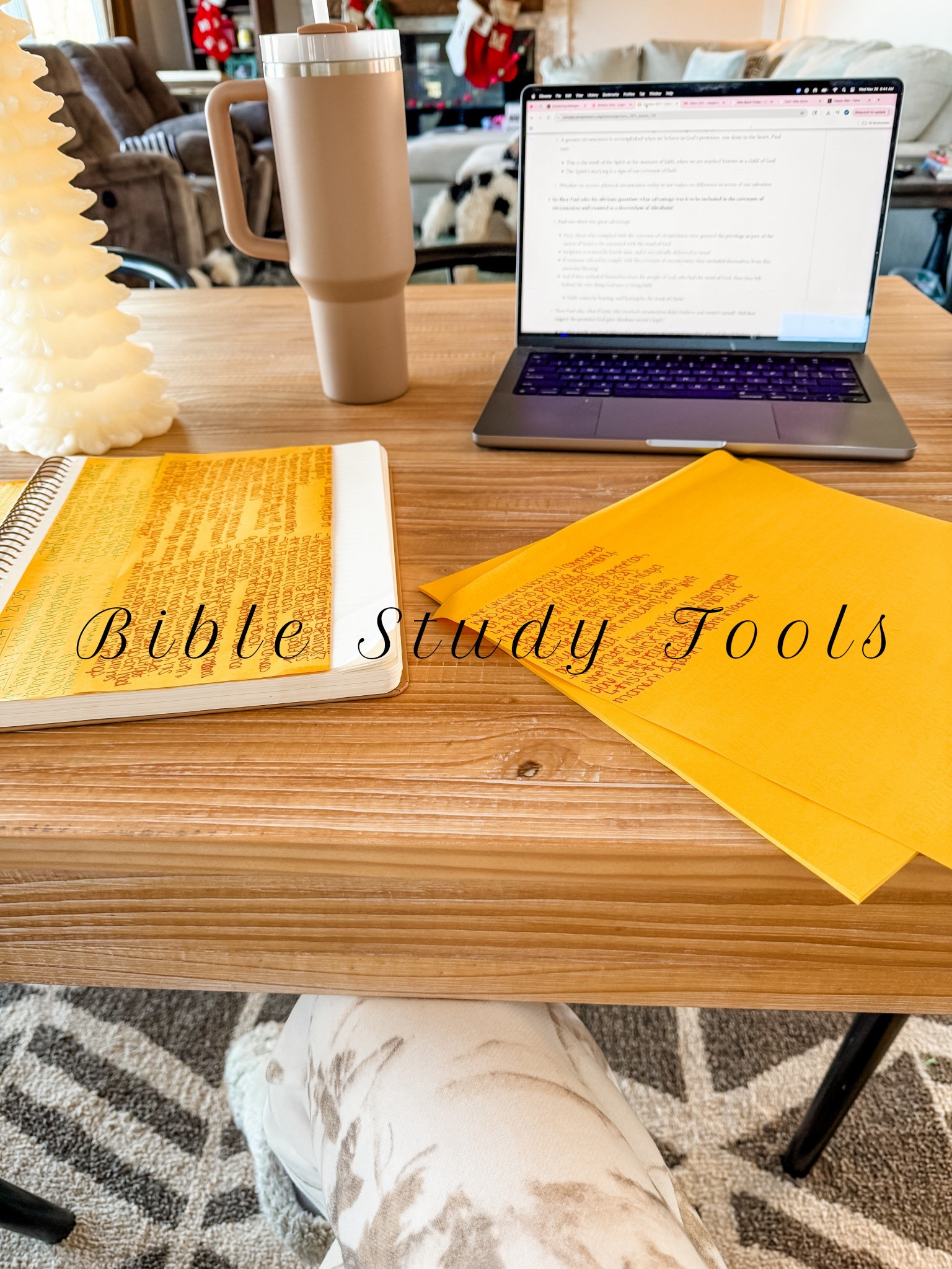 If you’ve been wanting to make your Bible study time feel more intentional, these are the tools that changed everything for me—
and the majority are  on sale today 🙌
Spiral Bibles, huge Post-Its for verse mapping, my favorite markers + bookmarks! 

#bible #biblestudy 

#LTKGiftGuide #LTKHoliday #LTKSaleAlert