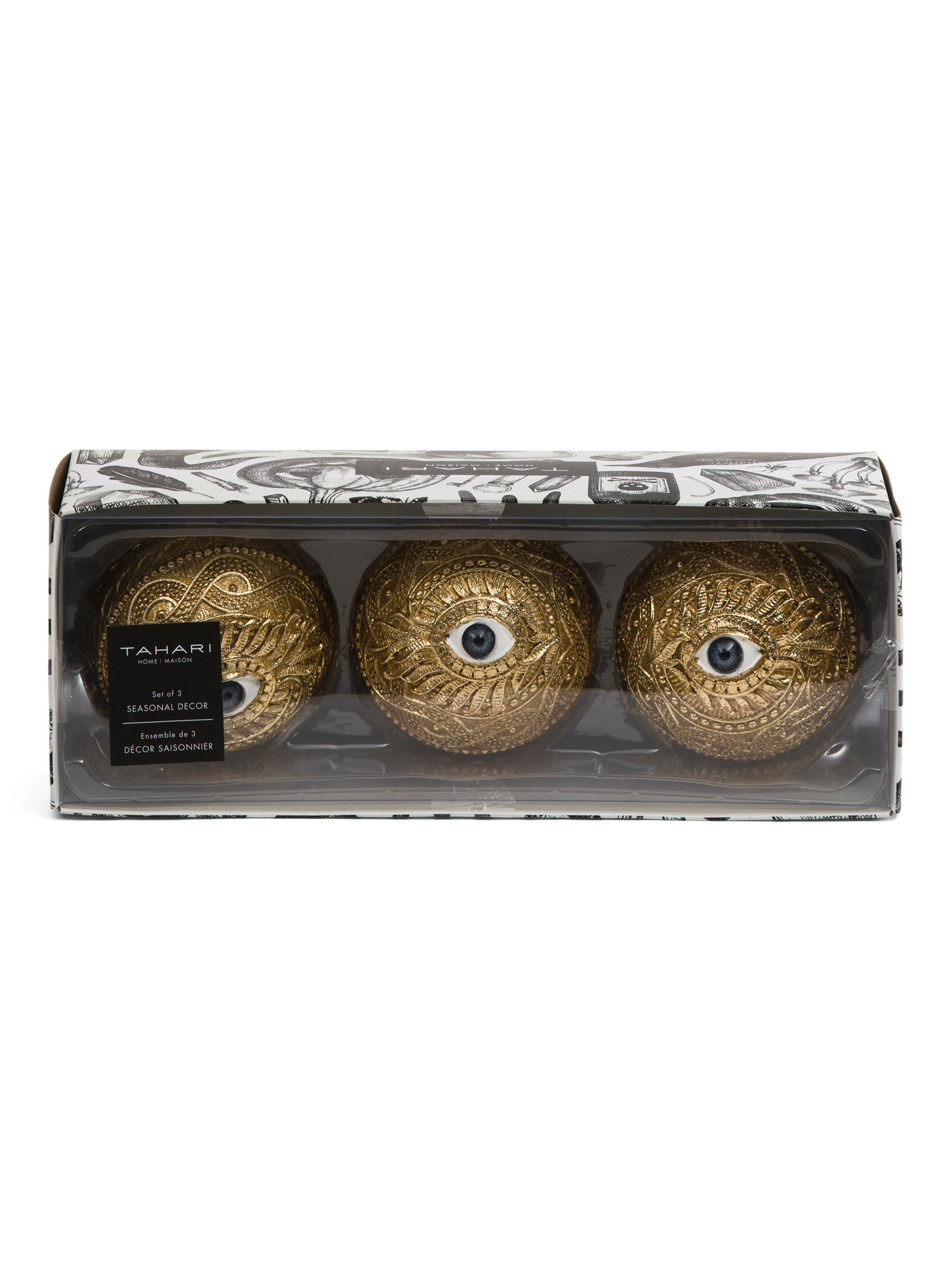 3pk Decorative Eye Spheres | TJ Maxx