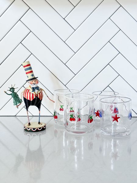 A few fun patriotic summery touches for the weeks leading up to the 4th of July 

Icon Glasses - Cherries - Glasses - Drinking Glasses - Anthropologie 



#LTKSeasonal #LTKHome