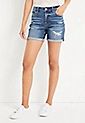 m jeans by maurices™ Everflex™ High Rise Ripped 5in Short | Maurices