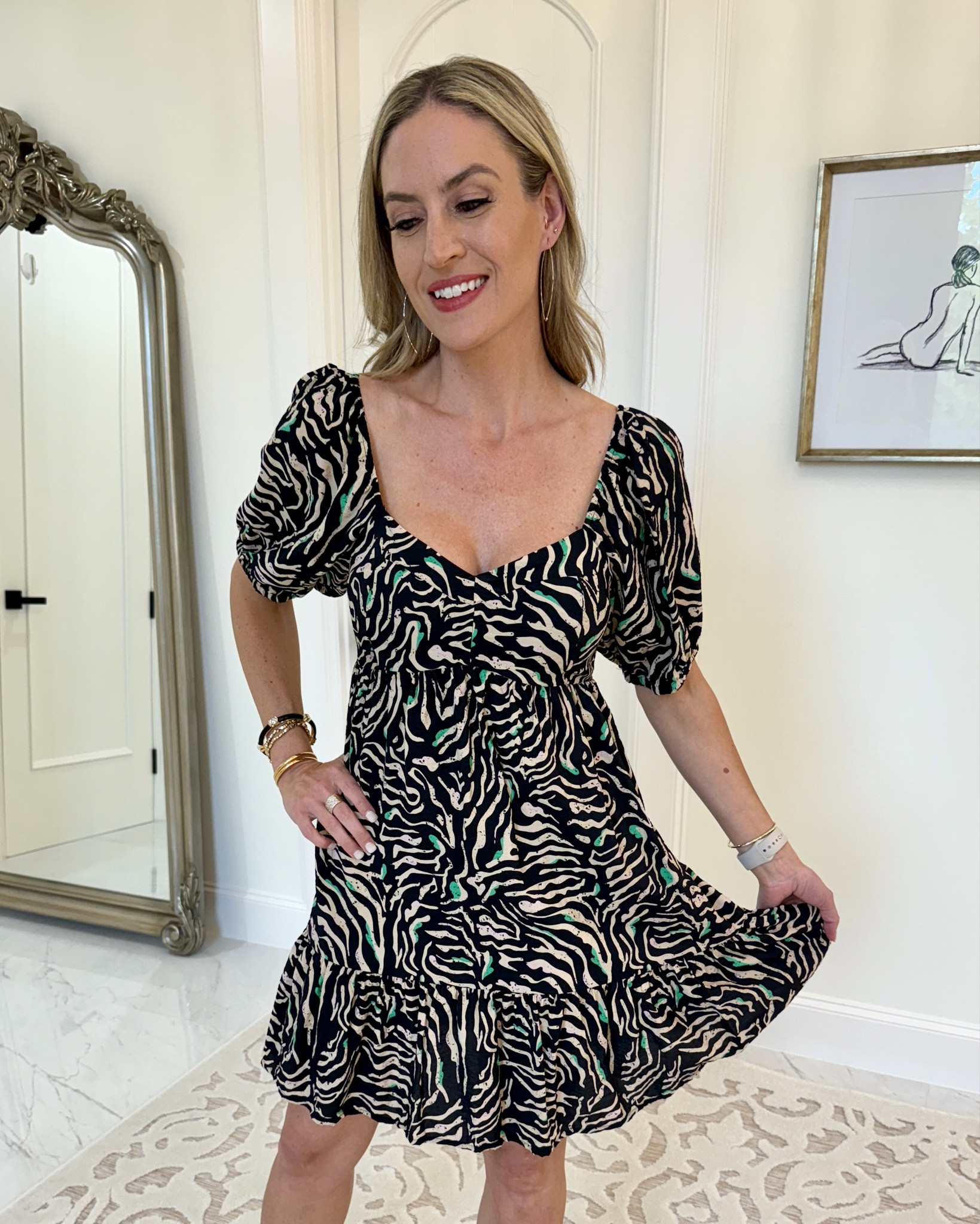 This fun baby doll dress now comes in 9 color options and looks super cute with your hair pulled up with the sweetheart neckline and puff sleeves.  

It can be worn with heels, sandals, or even sneakers. 

#everypiecefits

Spring dress
Spring outfit 
Summer dress
Summer outfit 
Vacation outfit 
Office outfit 
Work wear
Work dress 
Dinner dress
Date night dress 


#LTKstyletip #LTKover40 #LTKsalealert