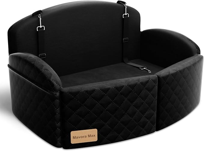 Dog Car Seat for Medium/Large Dogs, Memory Foam Dog Booster Seat with Thick Cushion up to 55 lbs ... | Amazon (US)