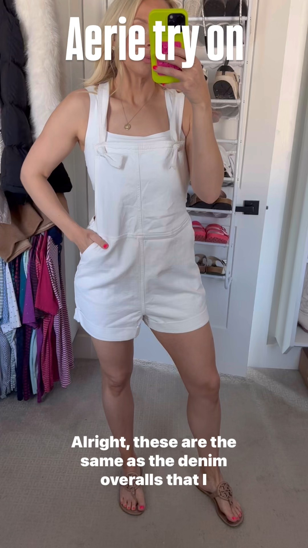 Cutest shortalls from aerie!!! On sale with code BESTIE35. Wearing a size medium. Also comes in denim’ 

#LTKSaleAlert #LTKFindsUnder50 #LTKWatchNow