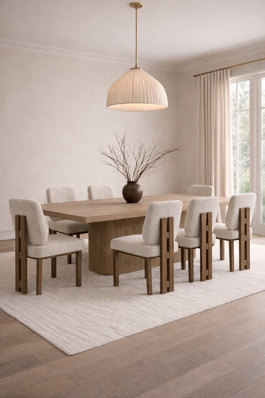 Brand new Amazon dining table!!! Love the subtle gold detail at the base. The dining chairs are also under $100 😍🚨

#LTKHome #LTKSaleAlert