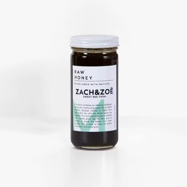 Zach and Zoe Wildflower Honey with Matcha - 8oz | Target