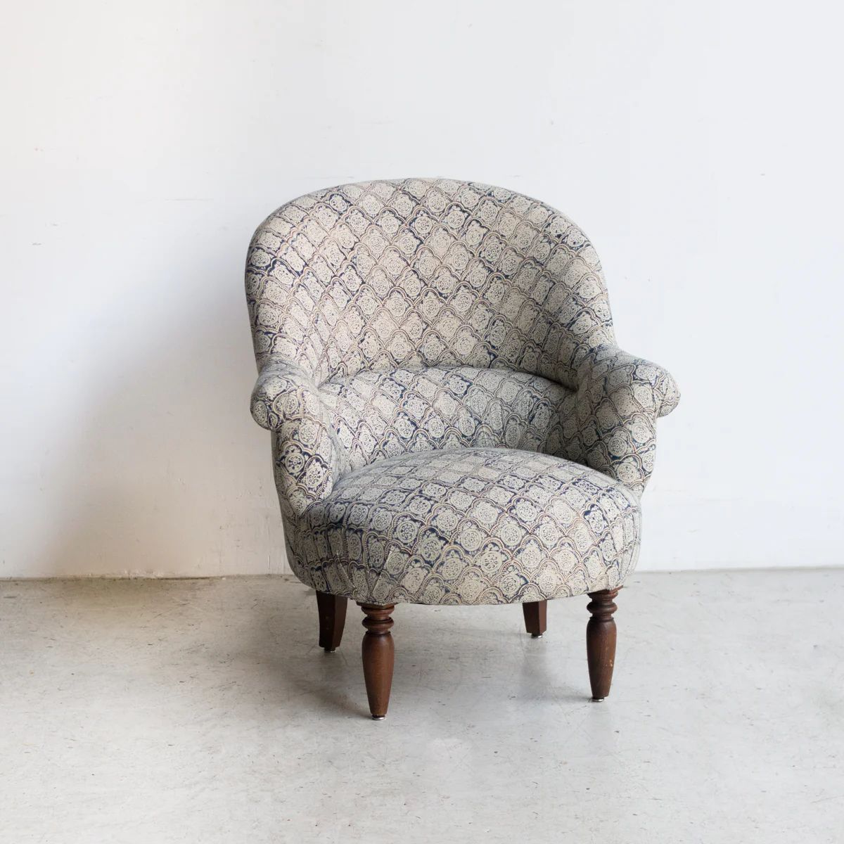 Vintage Block Print Crapaud Chair | Petites Collines | Elsie Green US