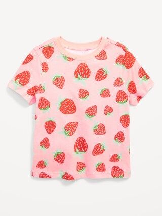 Unisex Printed Crew-Neck T-Shirt for Toddler | Old Navy (CA)