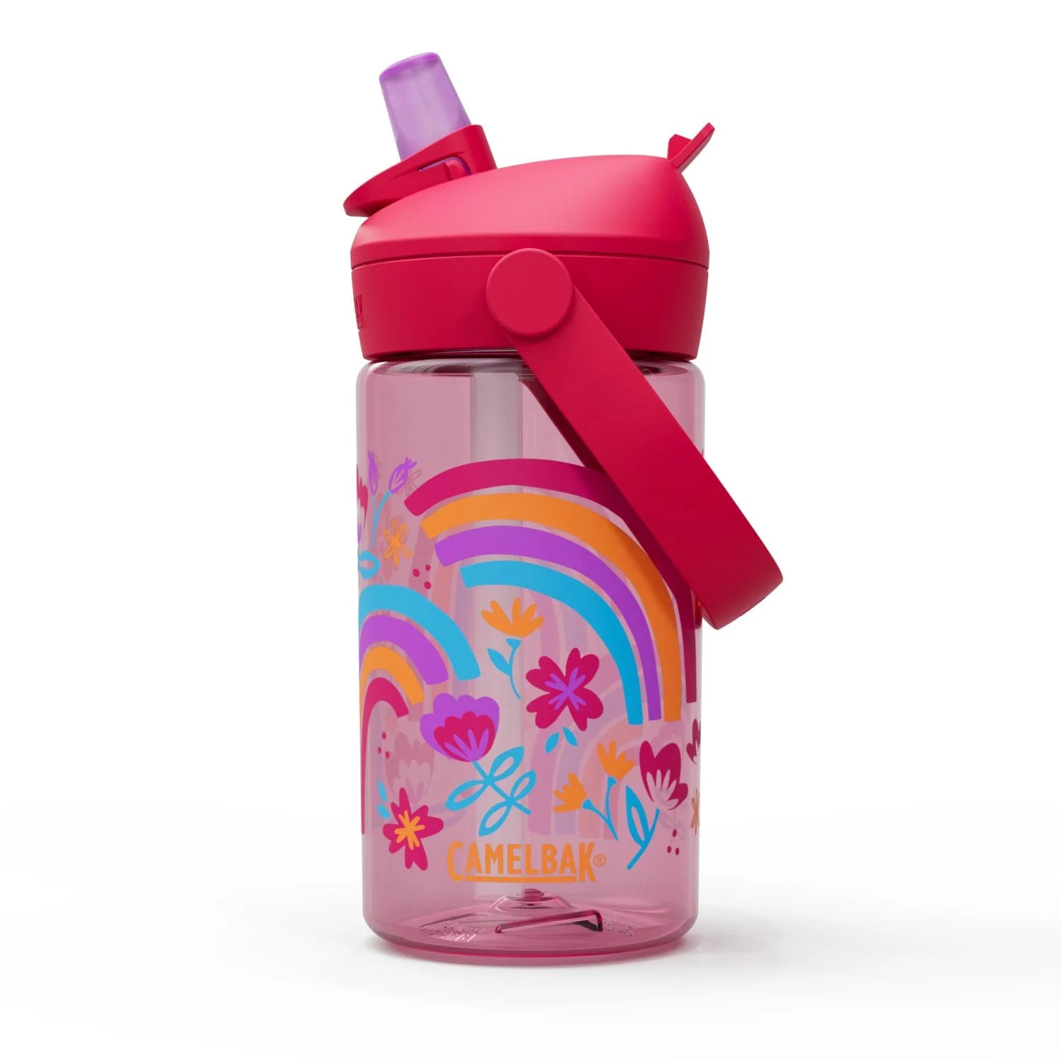 Camelbak Thrive™ Flip Straw Kids 14oz Bottle, Rainbow Floral - Walmart.com | Walmart (US)
