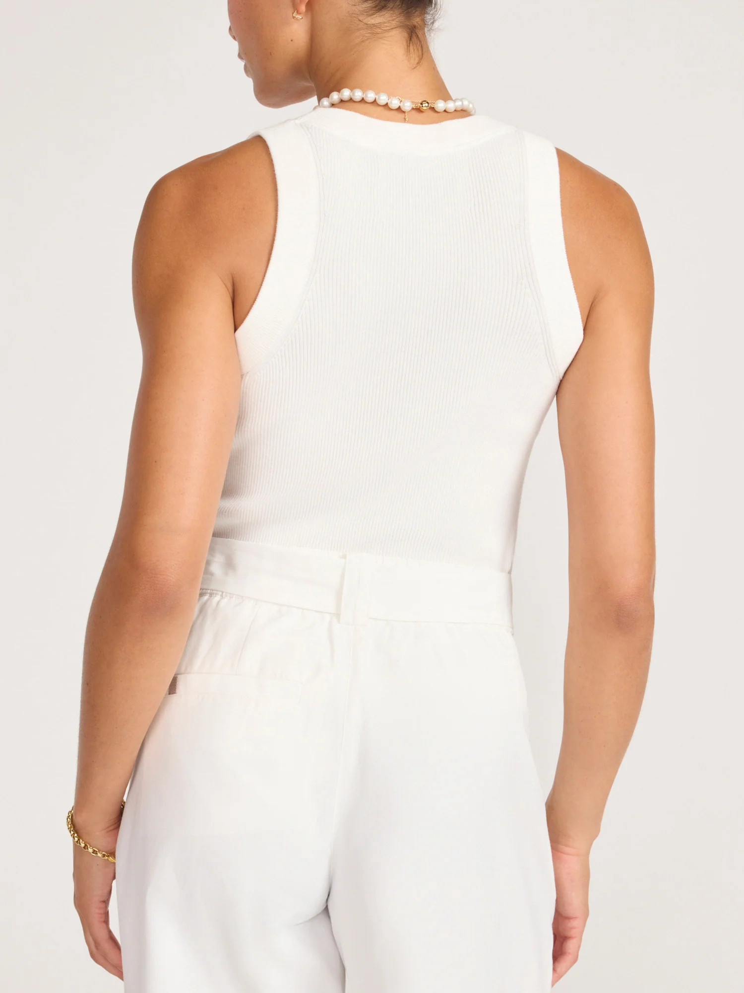 Women's Leo Tank in Salt White | Brochu Walker | Brochu Walker
