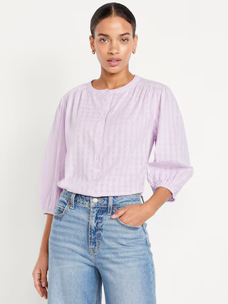 Button-Down Lightweight Dobby Shirt | Old Navy (US)