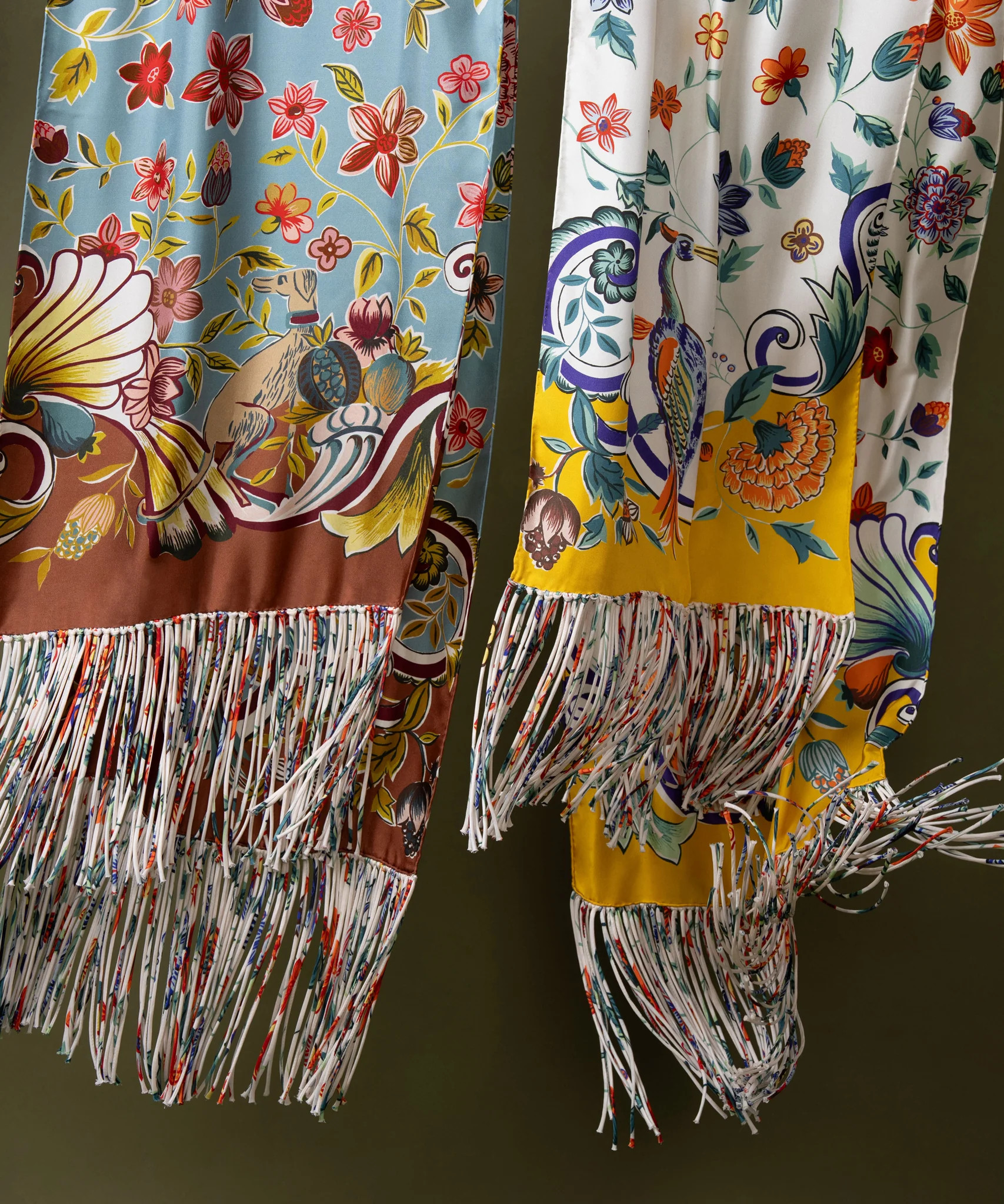 Park Stroll Silk Oblong Scarf | Echo New York