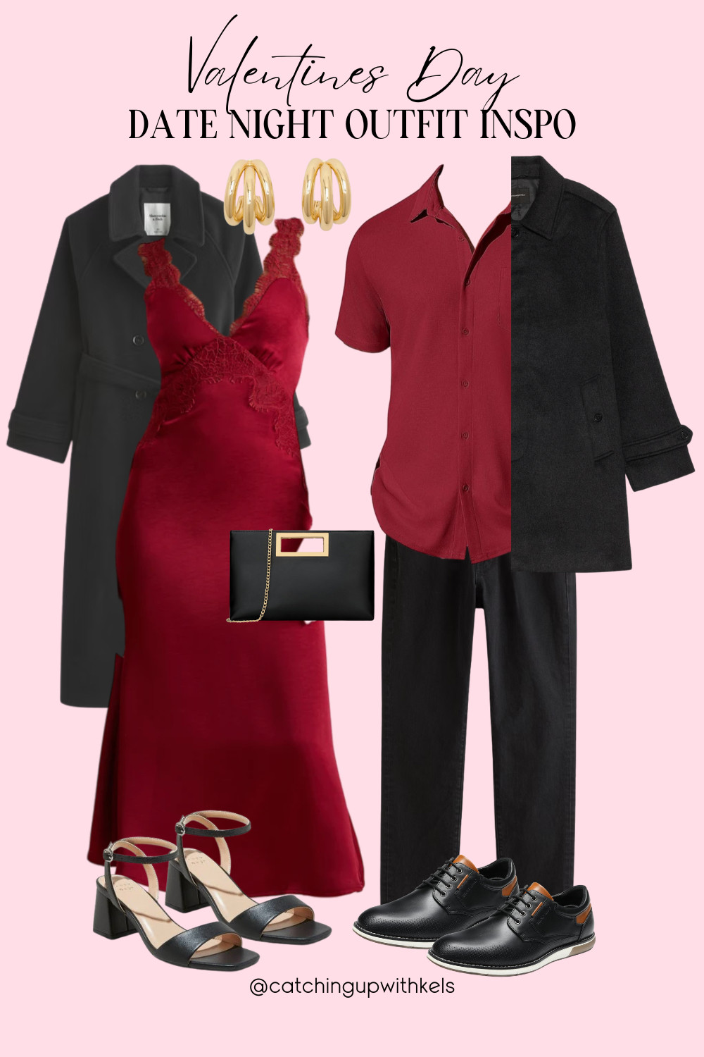 Valentine’s date night look! Classic, flirty, and easy to wear—perfect for dinner, drinks, or a cozy night out!  

 #LTKValentine #LTKootd #LTKMens