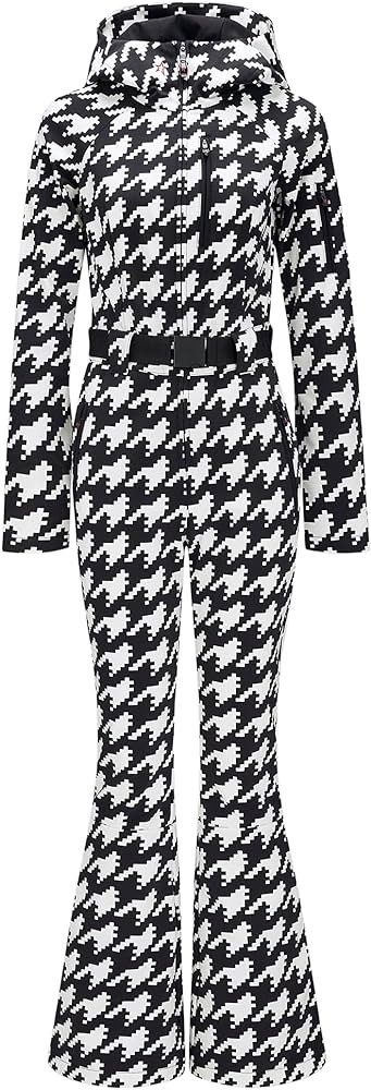 Amazon.com: Perfect Moment, Women’s Star Suit One Piece, XS, Black/Snow White Houndstooth : Clo... | Amazon (US)