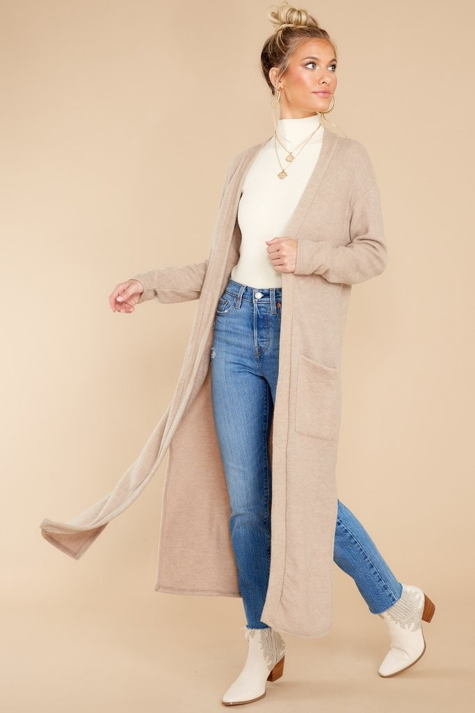 Perfect Companion Beige Cardigan | Red Dress 