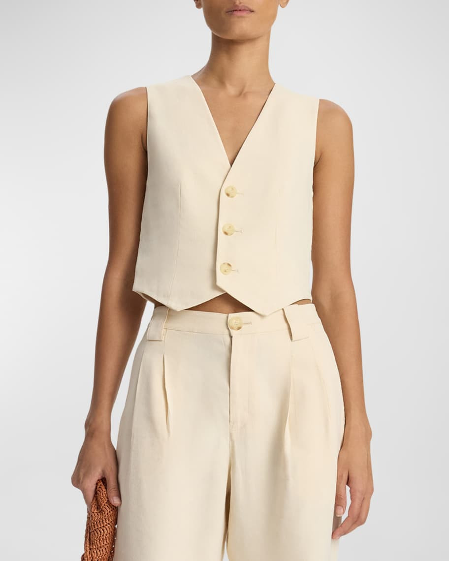 A.L.C. Maxwell Cropped Vest | Neiman Marcus