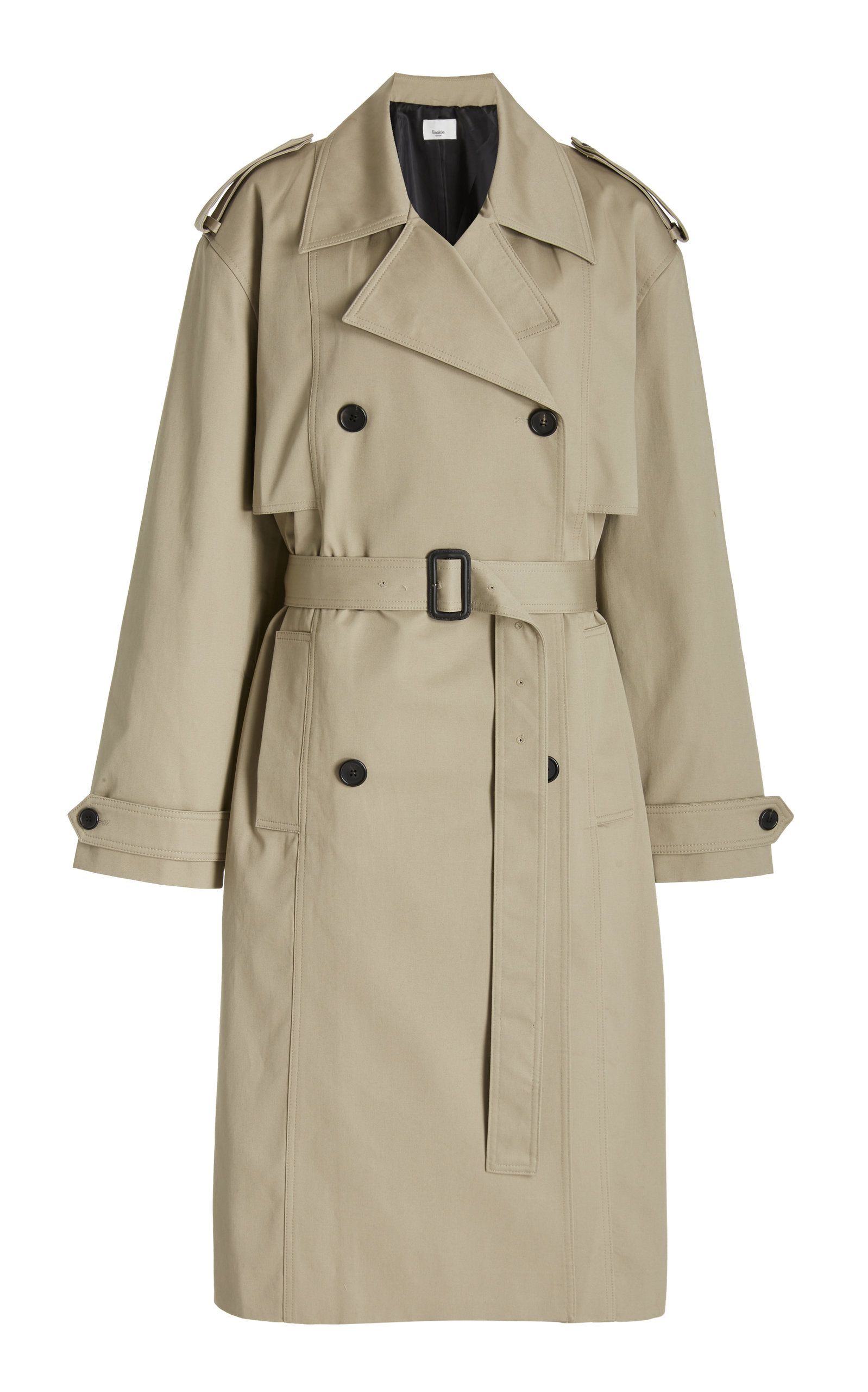 Eugene Oversized Cotton Double-Breasted Trench Coat | Moda Operandi (Global)