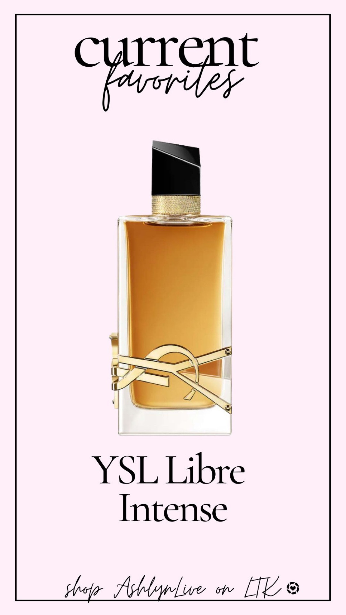 Favorite perfume! YSL Libre 

#LTKunder100 #LTKFind #LTKGiftGuide