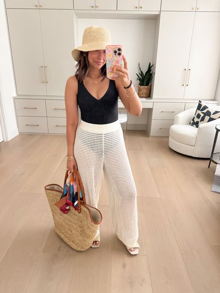 This black swimsuit is a mom must have! So flattering, code NASREENXSPANX gets 10% off + free shipping. Target bucket hat is super cute & $20!

#LTKSeasonal #LTKStyleTip