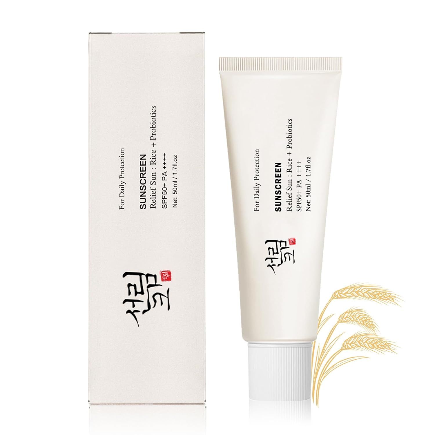NVLEPTAP 1PCS BEAUTY OF Relief Sun Sunscreen Joseon Korean Sunscreen Rice Sunscreen SPF50 PA+++ L... | Amazon (US)