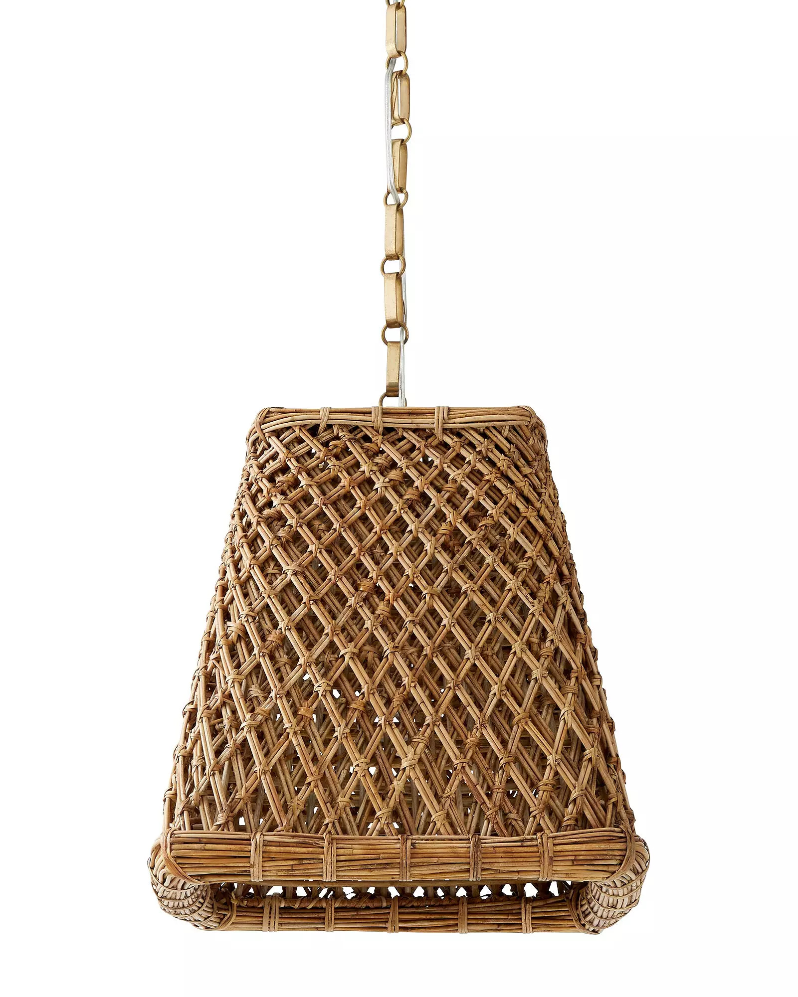 Sydney Rattan Pendant | Serena and Lily