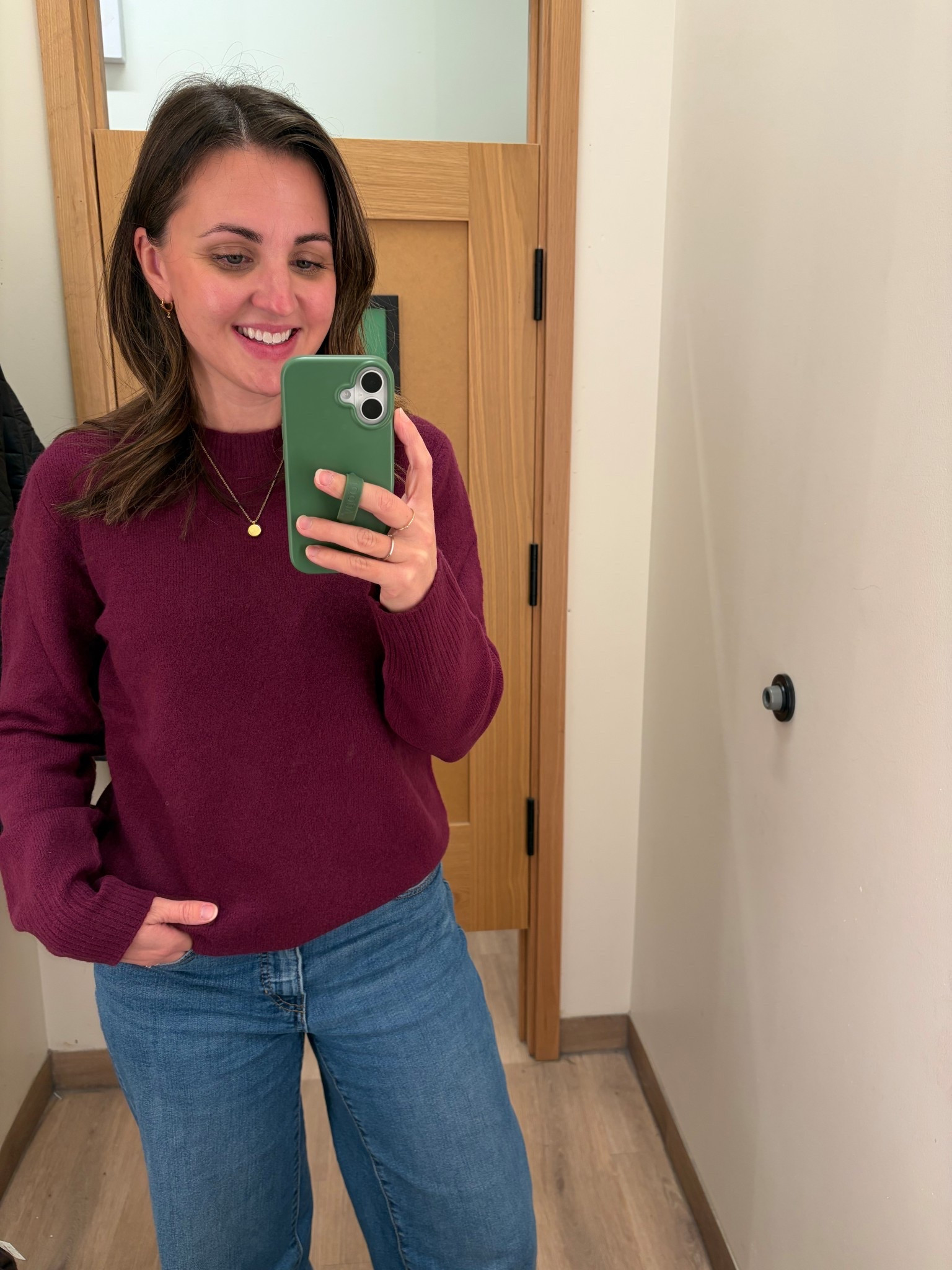 Loving jewel tone sweaters for this time of year! Ridiculously soft & perfectly slightly oversized sweater. On sale now for less than $40

#LTKSaleAlert #LTKCyberWeek #LTKGiftGuide