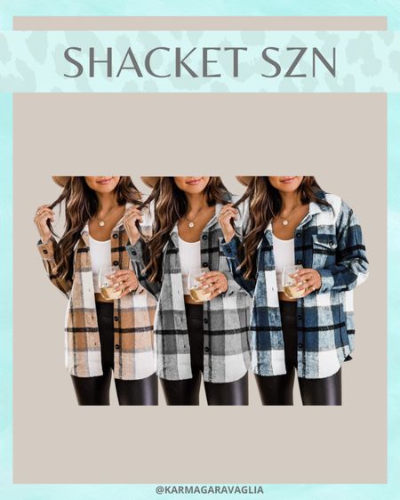 Shacket season, shackets, plaid shacket, Amazon style, Amazon finds, Amazon fashion, Fall, Fall outfit, Fall outfits, Fall basics, Fall essentials 

Follow me @karmagaravaglia for more fashion finds, beauty faves, sales, lifestyle and more! So glad you’re here!! XO!!

#LTKunder50 #LTKSeasonal #LTKstyletip