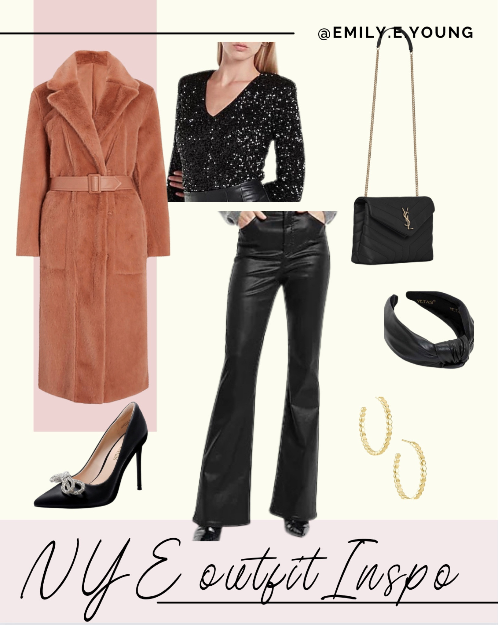 New Year’s Eve outfit, date night, party look, express, flare pants, faux fur, winter outfit, 

#LTKHoliday #LTKstyletip #LTKSeasonal