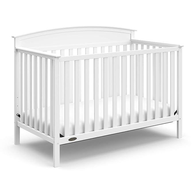 Graco Benton 4-in-1 Convertible Crib, White, Solid Pine and Wood Product Construction, Converts t... | Amazon (US)