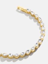 Angie Tennis Bracelet - Clear/Gold | BaubleBar (US)