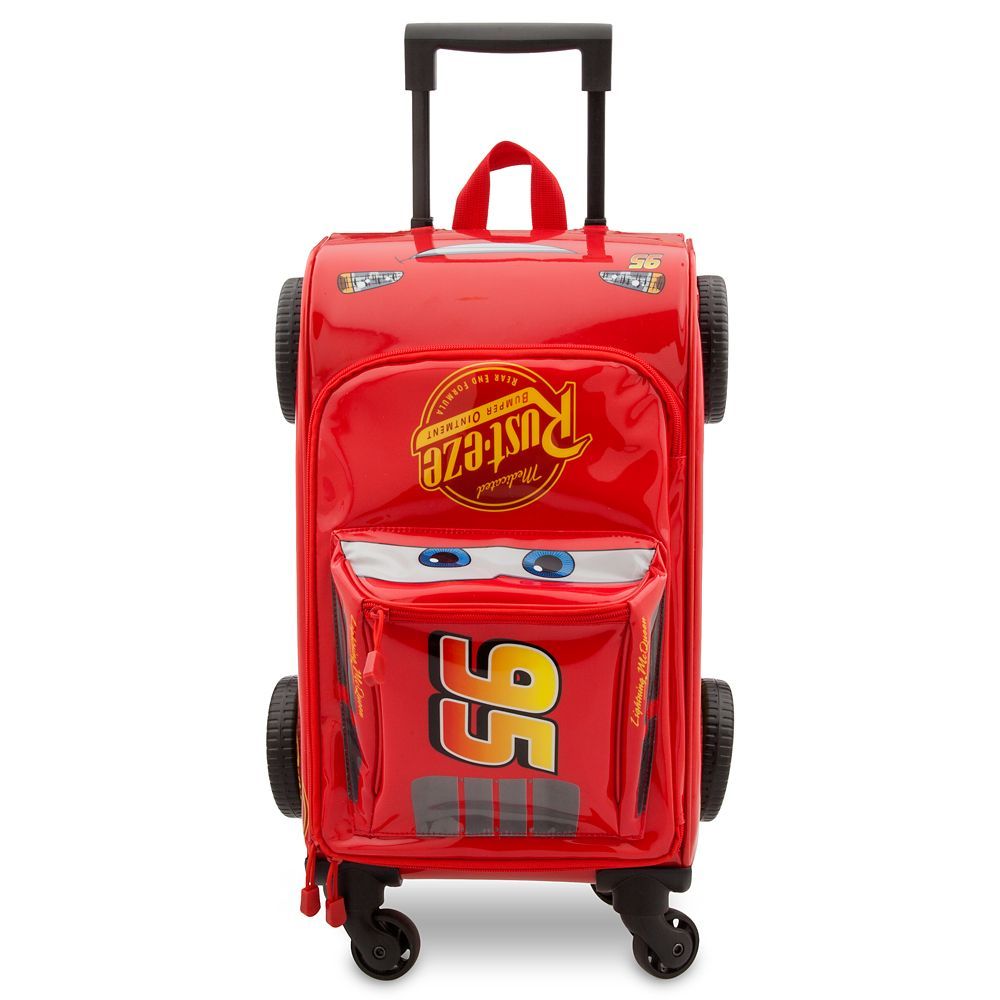 Lightning McQueen Rolling Luggage – Cars 3 | Disney Store