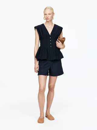 Chino Shorts – Dark Blue – Women – ARKET GB | Arket UK