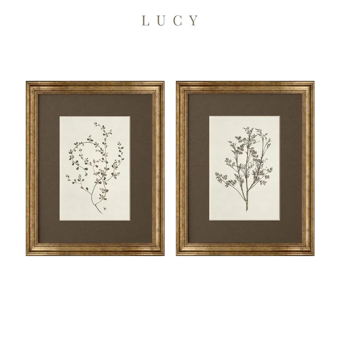 Framed Blossom Print: Gold Foil Frame, Botanical Wall Art #336 - Etsy | Etsy (US)