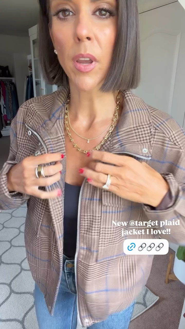 New @target plaid 
jacket I love!!