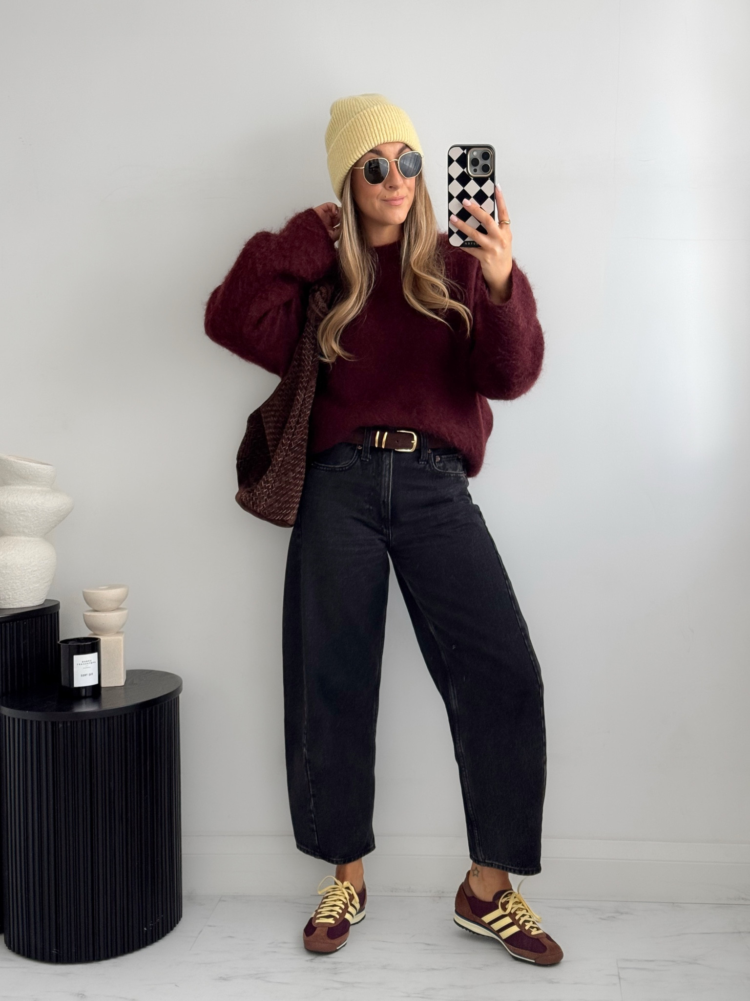Comfy casual autumn outfit with adidas & barrel leg jeans. 

#LTKautumn #LTKstyletip #LTKsale
