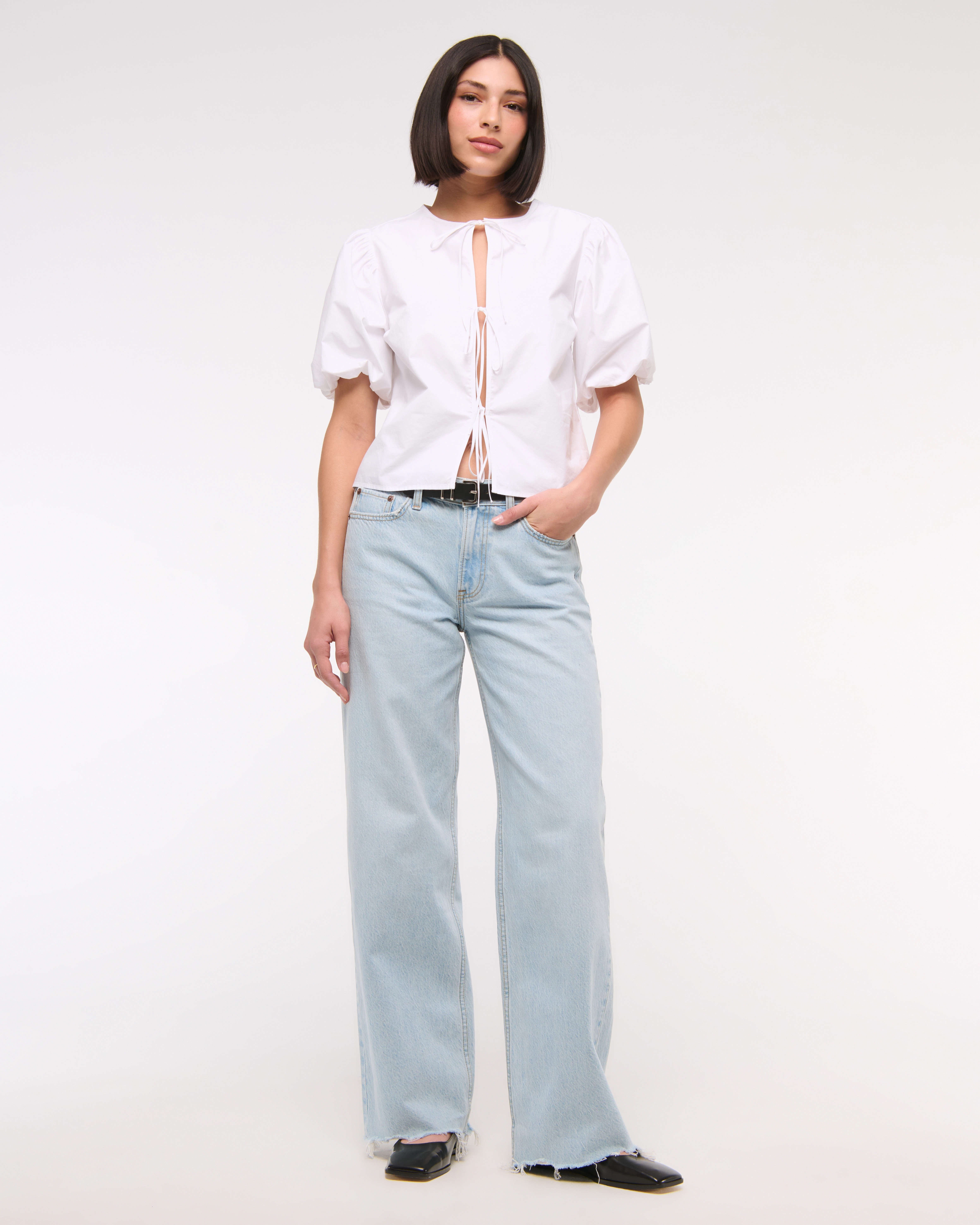 Low Rise Ultra Loose Jean | Abercrombie & Fitch (US)