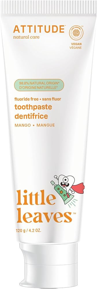 ATTITUDE Fluoride-Free Toothpaste, Plant- and Mineral-Based Ingredients, Vegan, Cruelty-Free and ... | Amazon (US)